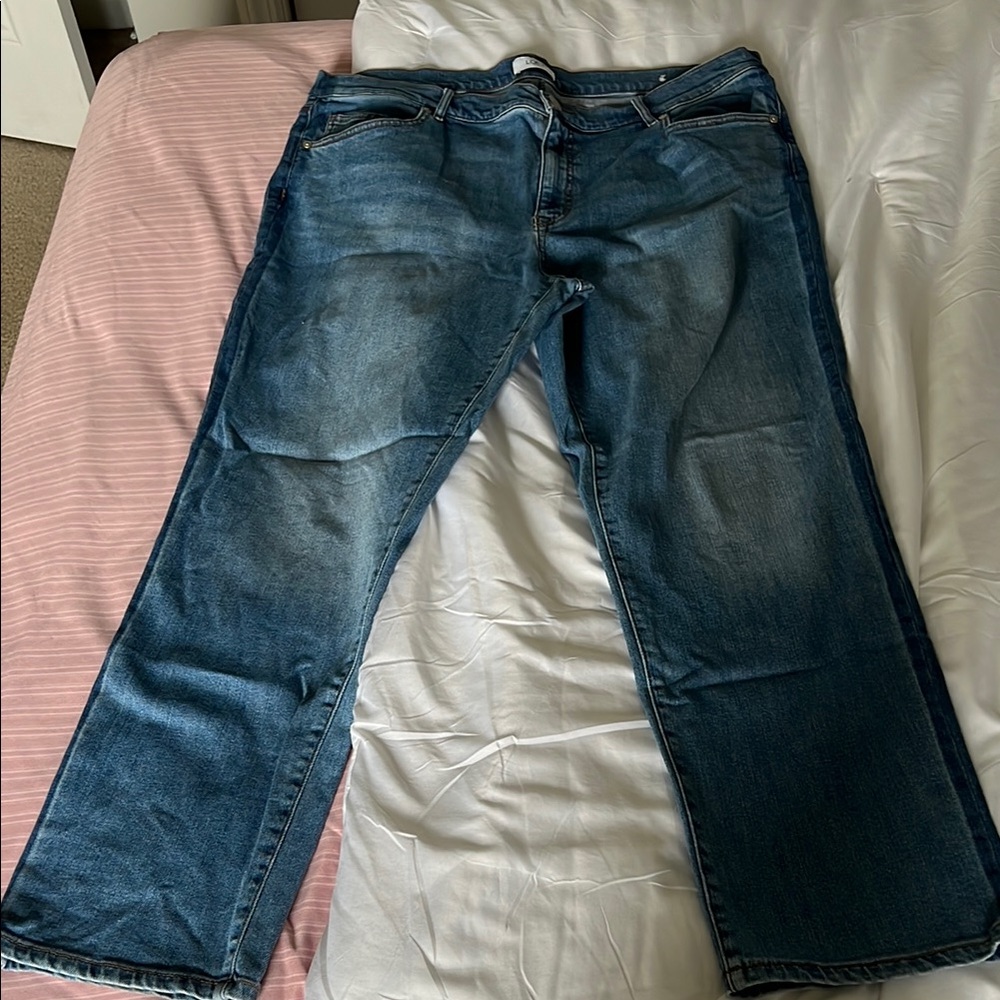 LOFT Relaxed Blue Jeans with Classic Denim Appeal